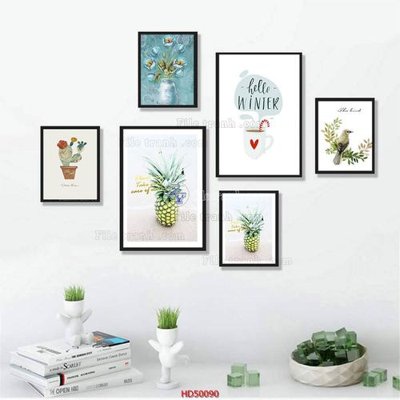 File tranh File tranh treo bộ 6 tấm bắc âu HD50090 (ảnh gốc) sắc nét hoàn hảo