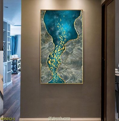 Download file gốc File tranh bộ hiện đại HD5012 (in mica) 3D