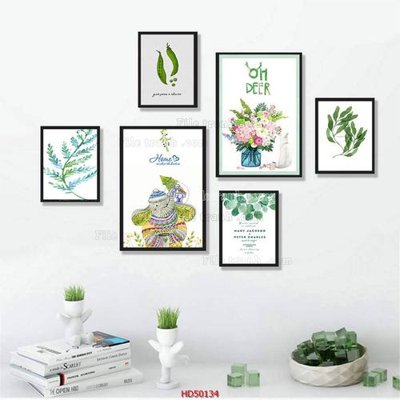 File tranh File tranh treo bộ 6 tấm bắc âu HD50134 (ảnh gốc) không bị mờ