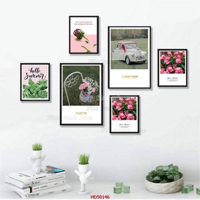 File tranh File tranh treo bộ 6 tấm bắc âu HD50146 (gốc) chủ đề thành phố