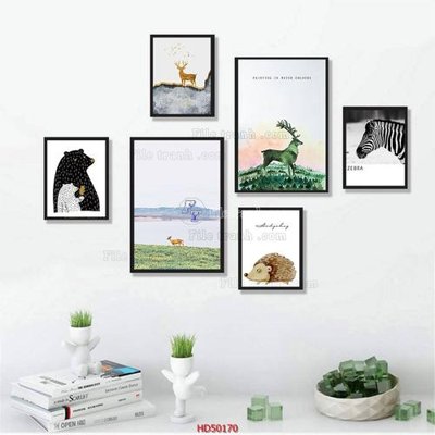 Mua file gốc File tranh treo bộ 6 tấm bắc âu HD50170 (PSD) tại Filetranh.com