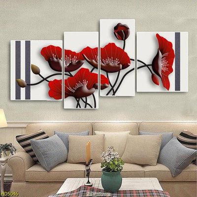 Download file gốc File tranh bộ hiện đại HD5046 (in mica) logo