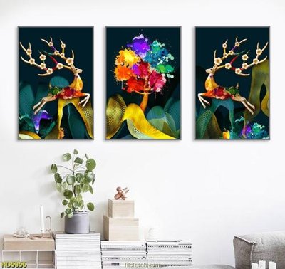 Tải file File tranh bộ hiện đại HD5056 (gốc) in nhanh