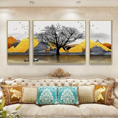 File PSD File tranh bộ hiện đại HD5084 (bản gốc) chất lượng nhất