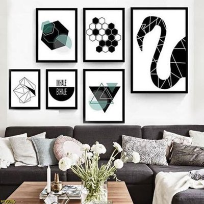 File PSD File tranh bộ hiện đại HD5086 (gốc) cho designer