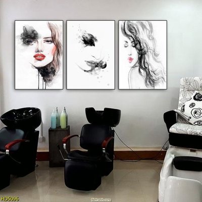 File in trần File tranh treo salon tóc HD5096 (file gốc) xuyên sáng