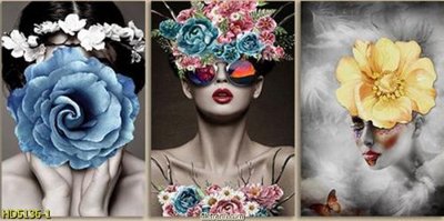 Download file gốc File tranh bộ hiện đại HD5136 (in mica) trang trí