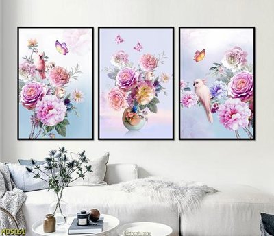 Tải file File tranh bộ hiện đại HD5161 (gốc) làm tranh treo tường