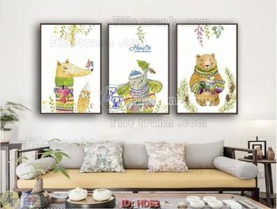 Download file File tranh hiện đại HD52 (gốc) in mica ốp bếp