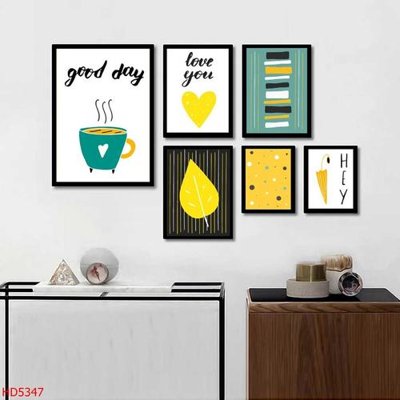 File in trần File tranh bộ hiện đại HD5347 (bản gốc) đại dương