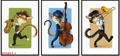 File in ấn File tranh bộ hiện đại HD5457 (bản gốc) cao cấp