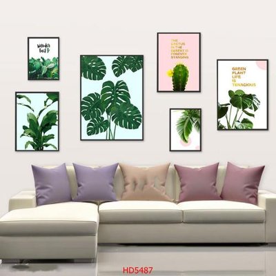 File gốc File tranh bộ hiện đại HD5487 (ảnh chi tiết) để in trần