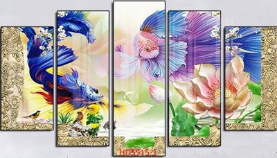 Download file ảnh gốc File tranh bộ hiện đại HD5515 để in ấn