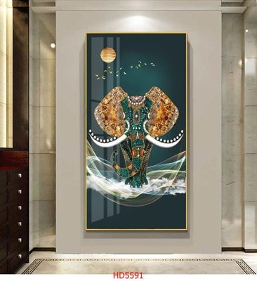 File tranh gốc in trần nhà File tranh bộ hiện đại HD5591 3D