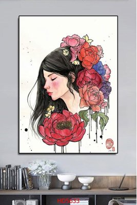 File in trần File tranh bộ hiện đại HD5633 (bản gốc 3D) sống động