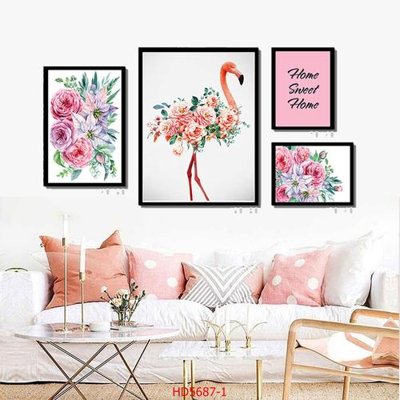 File tranh in trần File tranh bộ hiện đại HD5687 (ảnh gốc siêu nét)