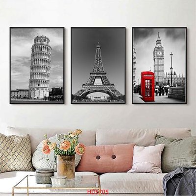 File ảnh File tranh bộ hiện đại HD5705 (gốc) in quảng cáo ngoài trời