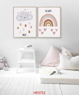 File gốc File tranh bộ hiện đại HD5752 (in 3D) cho trang trí