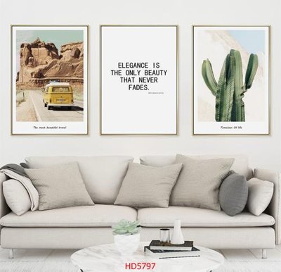 File tranh File tranh bộ hiện đại HD5797 (file gốc) chủ đề phong thủy