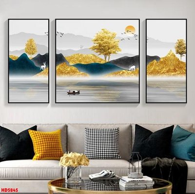 File in ấn File tranh bộ hiện đại HD5845 (bản gốc) từ file gốc