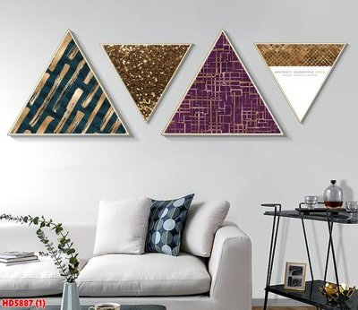 File gốc File tranh bộ hiện đại HD5887 (phong cách) tối giản