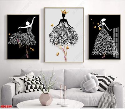 Download file gốc File tranh bộ hiện đại HD5889 (in mica) logo