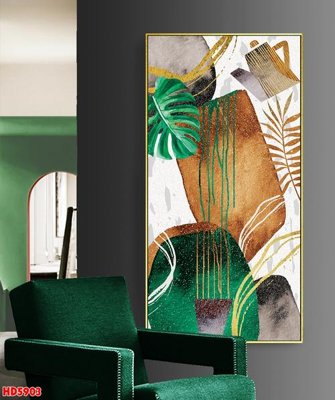 Tải file File tranh bộ hiện đại HD5903 (ảnh gốc) in tranh kính