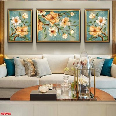 File gốc File tranh bộ hiện đại HD5936 (in lụa) tranh thuận buồm