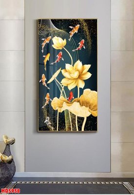 Ảnh gốc File tranh bộ hiện đại HD5958 (siêu chi tiết) để in ấn