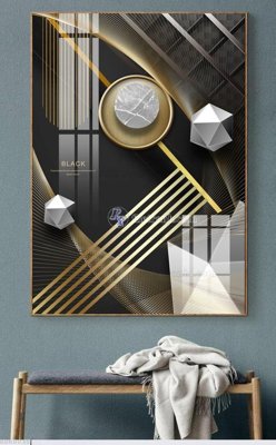 File ảnh File bộ tranh treo hiện đại HD60035 (gốc) dùng in Pano