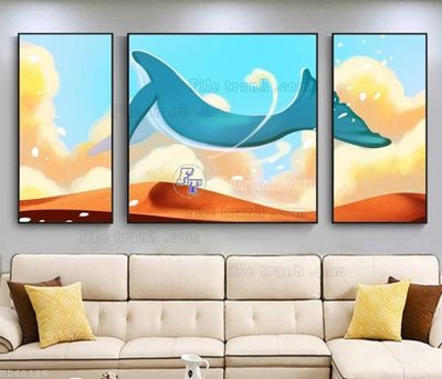 File tranh trang trí File bộ tranh treo hiện đại HD60196 (tải file gốc)