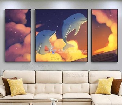 Tải file gốc File bộ tranh treo hiện đại HD60207 (in khổ lớn) không vỡ