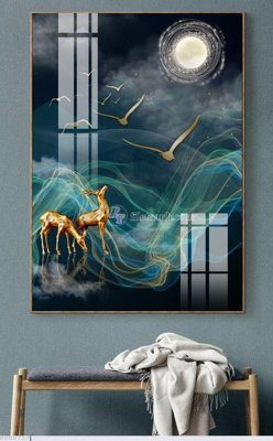 File ảnh File bộ tranh treo hiện đại HD60217 (gốc) in decal dán tường