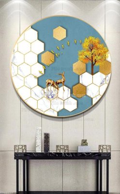 File gốc File bộ tranh treo hiện đại HD60259 (in mica) làm quà tặng