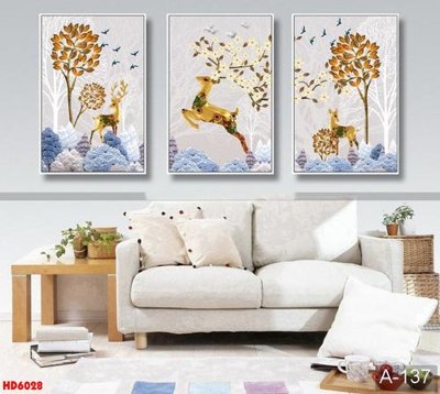 File PSD File tranh bộ hiện đại HD6028 (nguyên gốc) chất lượng cao