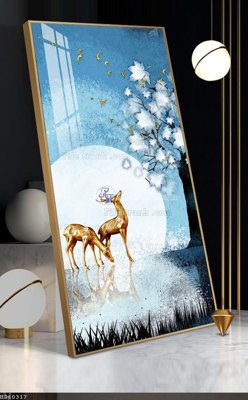 File gốc File bộ tranh treo hiện đại HD60317 (in ấn) màu sắc trung thực