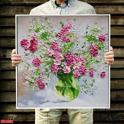 File in lụa File tranh bộ hiện đại HD6036 (chất lượng cao) File tranh bộ hiện đại HD6036