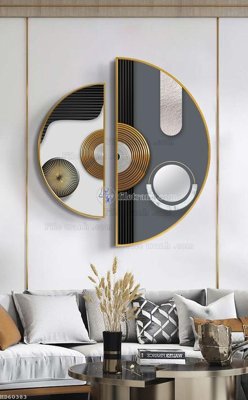 File gốc File bộ tranh treo hiện đại HD60383 (in ấn) màu sắc trung thực