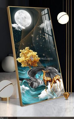 File tranh gốc PSD File bộ tranh treo hiện đại HD60393 còn nguyên layer