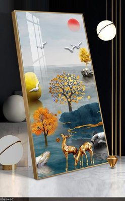 File PSD File bộ tranh treo hiện đại HD60407 (gốc) nhiều lớp (multi-layer)