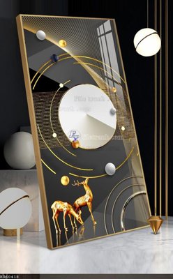 Download file gốc File bộ tranh treo hiện đại HD60418 (in lụa) tranh 3D