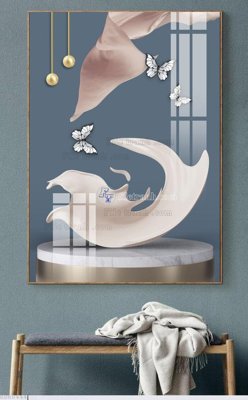 File tranh File bộ tranh treo hiện đại HD60444 (bản gốc) trang trí văn phòng