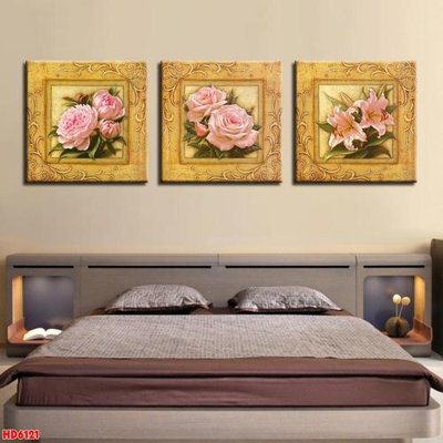 Hình ảnh file gốc in trần nhà File tranh bộ hiện đại HD6121