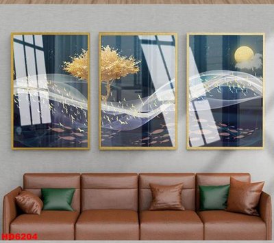 File PSD File tranh bộ hiện đại HD6204 (gốc) nhiều lớp (multi-layer)