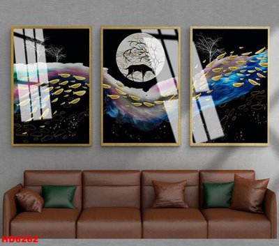 Tải file gốc File tranh bộ hiện đại HD6262 (in bạt) quảng cáo