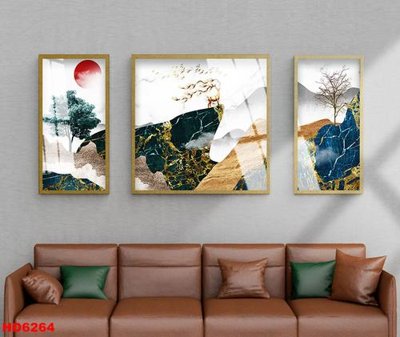 File ảnh File tranh bộ hiện đại HD6264 (gốc) in Hiflex