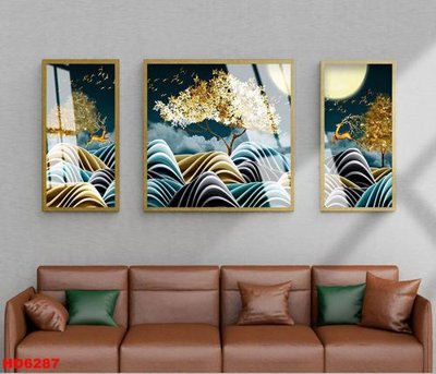 File ảnh File tranh bộ hiện đại HD6287 (gốc) in poster