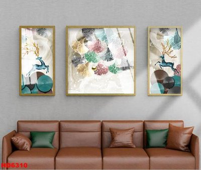 Chi tiết file gốc File tranh bộ hiện đại HD6310 (cho in tráng gương)