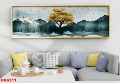 File gốc File tranh bộ hiện đại HD6311 (in lụa) chi tiết cao