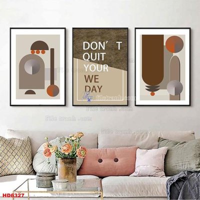 Ảnh mô tả file gốc in mica File tranh bộ hiện đại HD6327